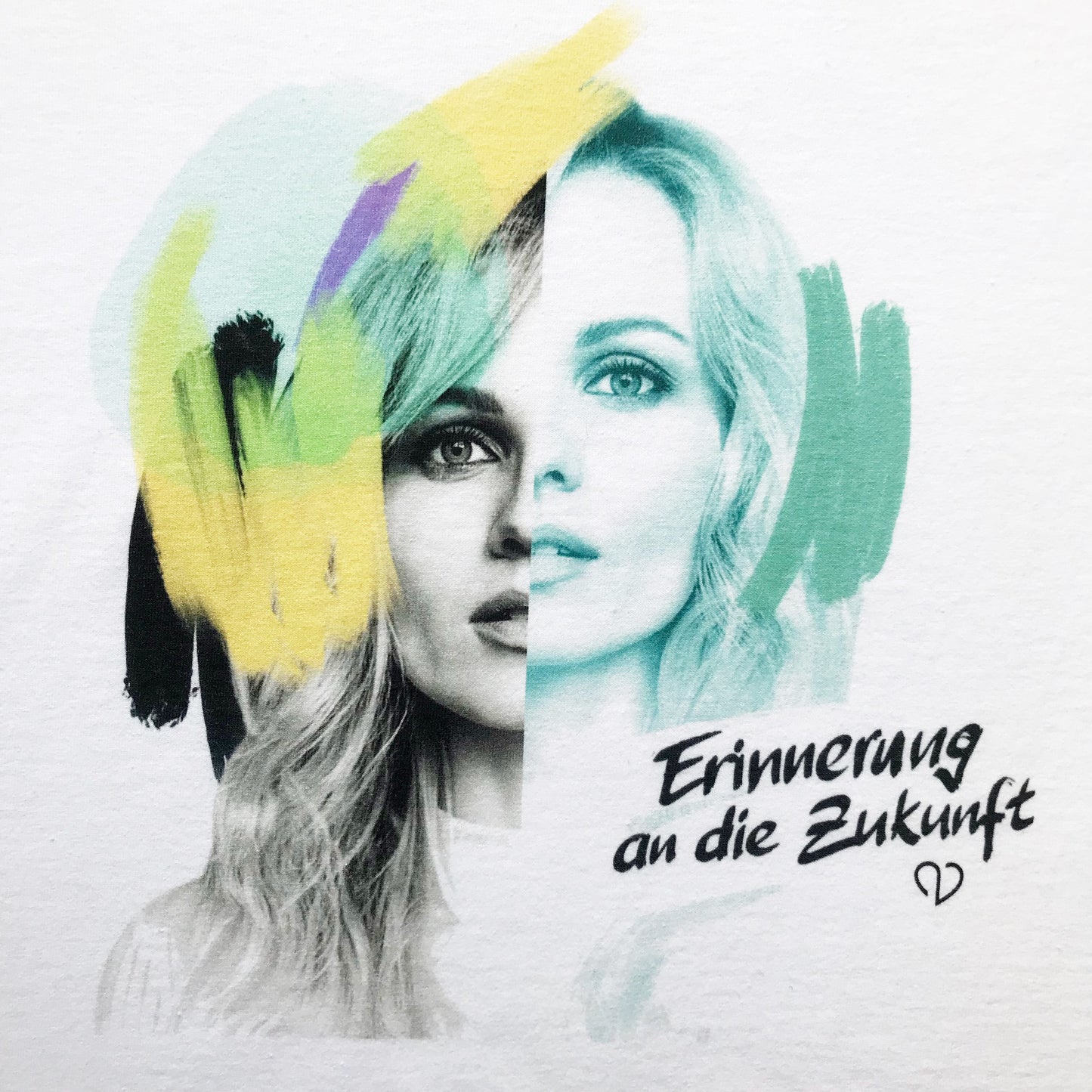 T-Shirt mit Albumcover-Design "Erinnerung an die Zukunft"