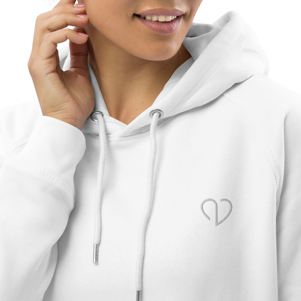 Unisex Kapuzenpullover mit besticktem Herz Logo
