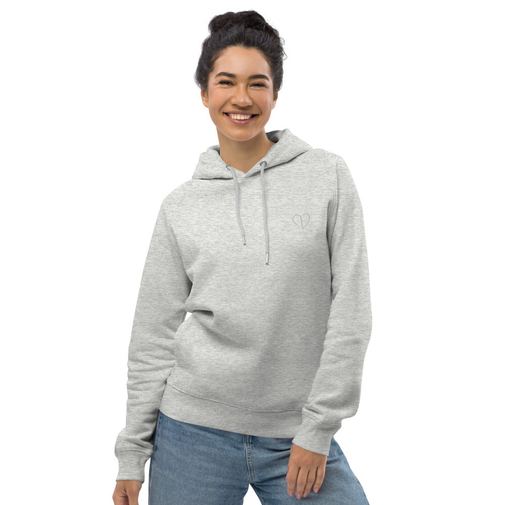 Unisex Kapuzenpullover mit besticktem Herz Logo