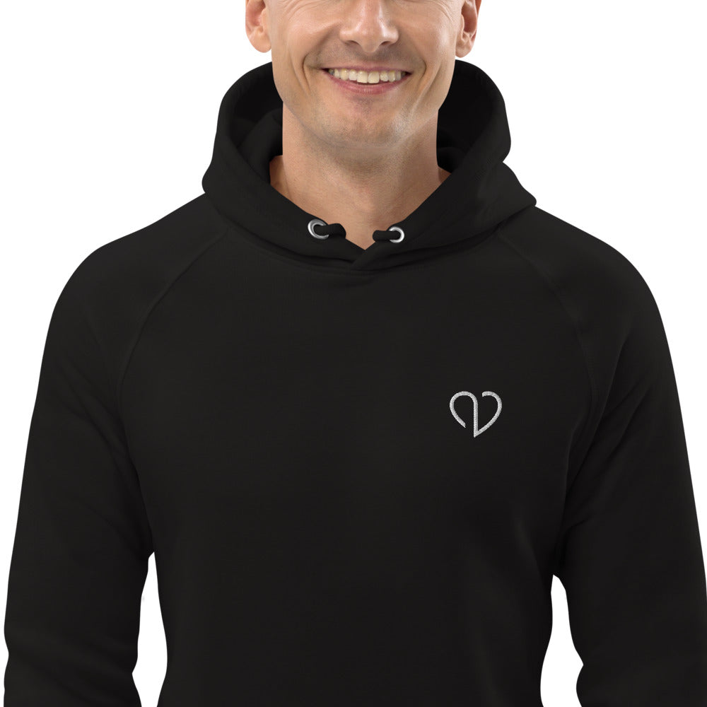 Unisex Kapuzenpullover mit besticktem Herz Logo