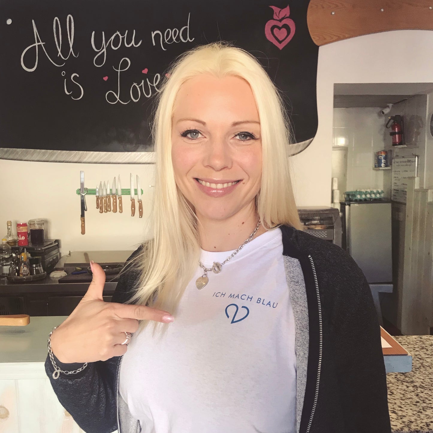 T Shirt "Ich mach blau" - unisex