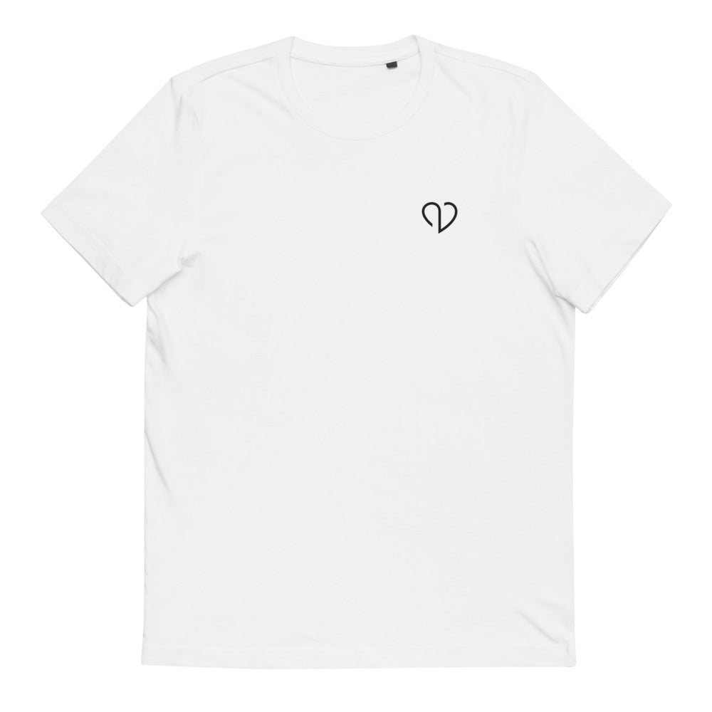 T-Shirt mit "Herz -Logo" aus Bio-Baumwolle - unisex